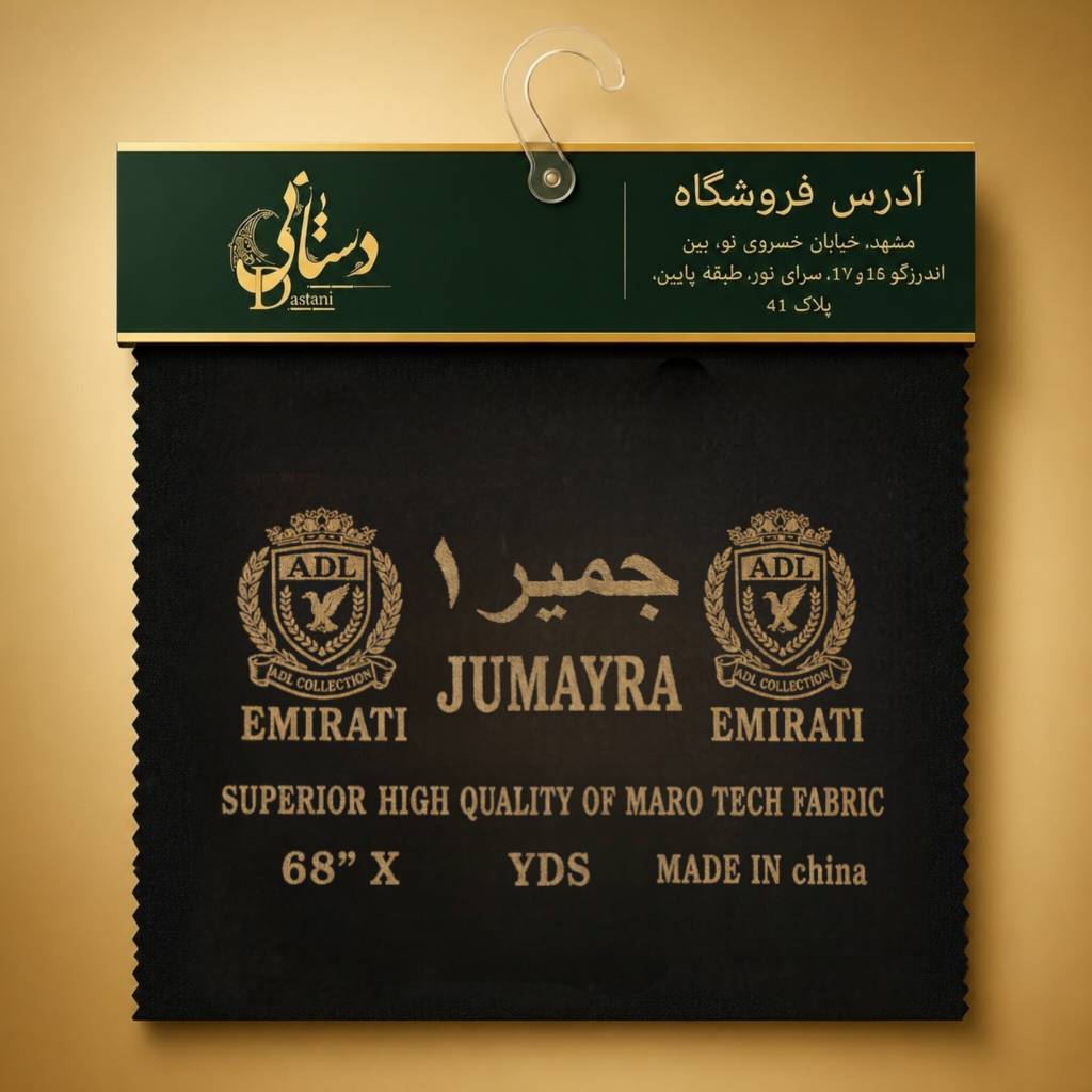 پارچه چادر مشکی جمیرا