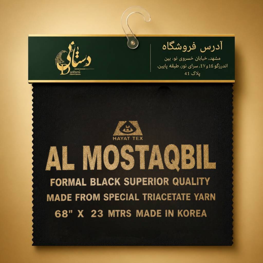 پارچه چادر مشکی المستقبل